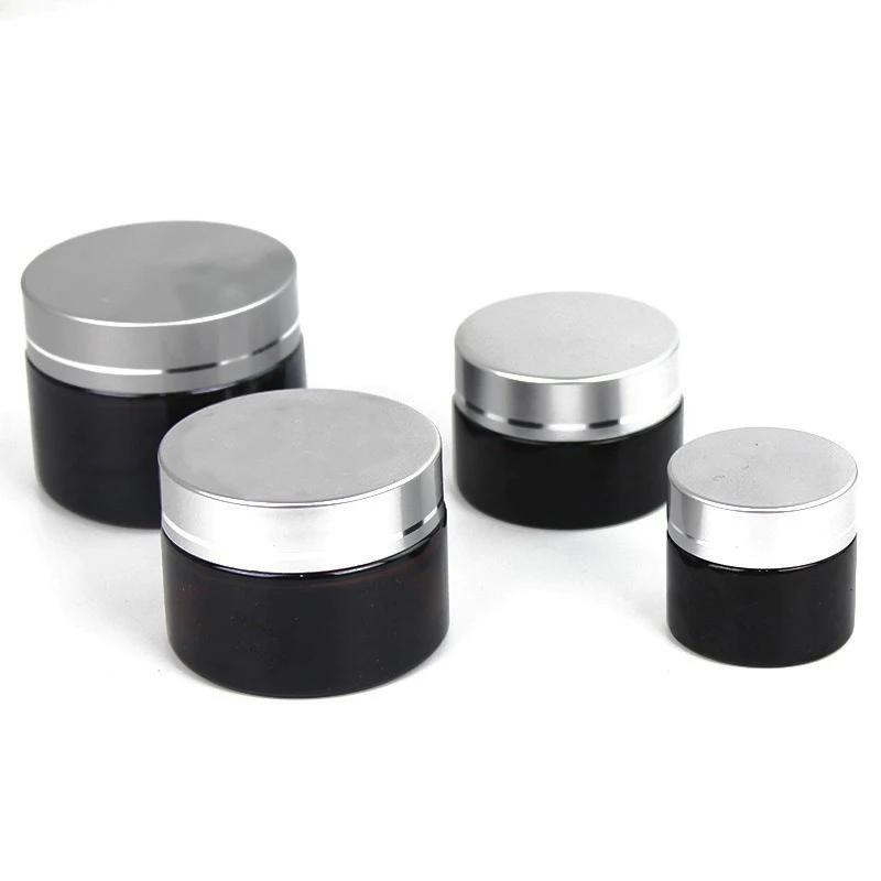 10-100g Frosted Glass Cream Bottle Cosmetics Jar Liquid Foundations Face Eye Cream Bottles Refillable Makeup Jar Container 10g дубильная кора