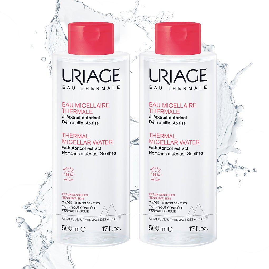 URIAGE Micellar Cleansing Water Sensitive 500ml (500ml+500ml) (2 pcs)