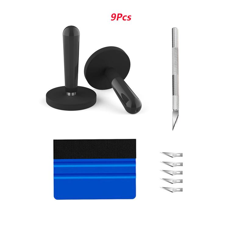 Car Film Sticker Tools Vinyl Wrap Gripper Magnet Holder Tint Tool Felt Squeegee Wrapping Sign Making Vinyl Magnet Carving Knife