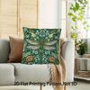 2D Flat Printing  Short Plush Decor Pillowcase Only Plane Print