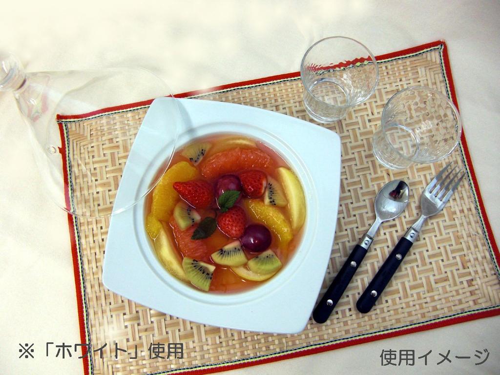 Dream Tagine Pot (Square) 20cm with Glass Lid, White Rabbit Design, Microwave-Only, ID-21-23