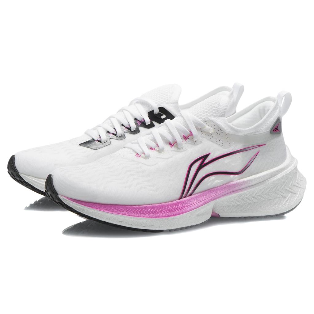 New LiNing Feidian Discovery Cushioning Wear Resistant Low Top Running Shoes Women's White ARMR006-1
