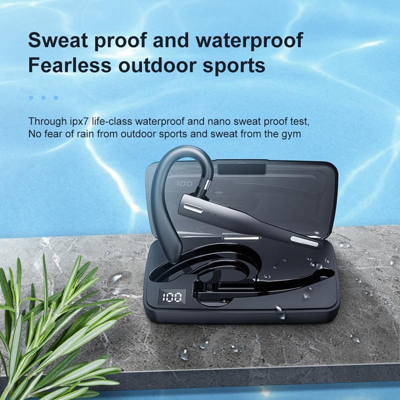 Over Ear Headphone Running Ear Hook Headset BLE 5.1 for Exercise Workout Gym for Type-C Phones