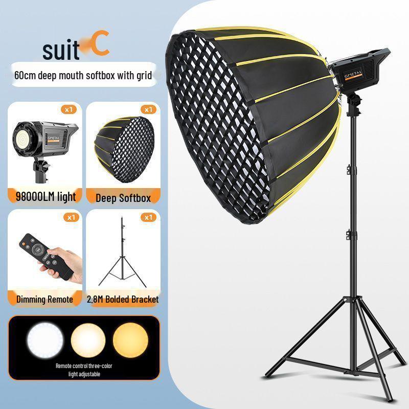 Octagonal Parabolic Softbox Set for Professional Indoor Photography