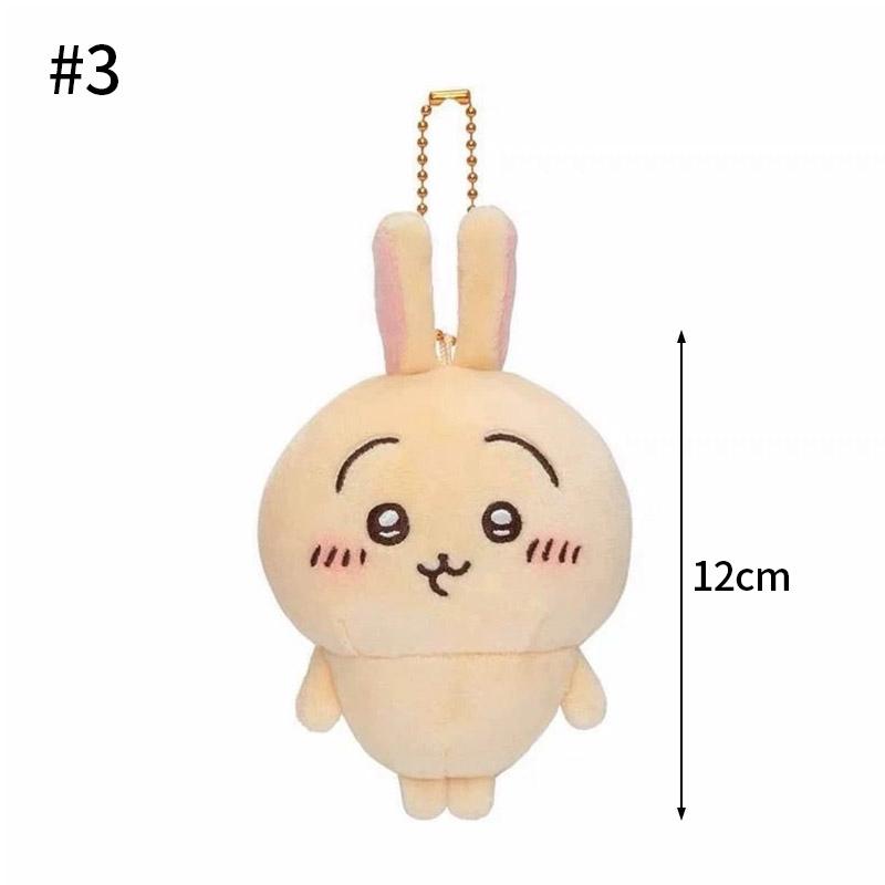Kawaii Usagi Doll Keychains for Bag Backpack Pendant Cartoon Rabbit Usachi Keychain Hanging Charms Children's Birthday Gift