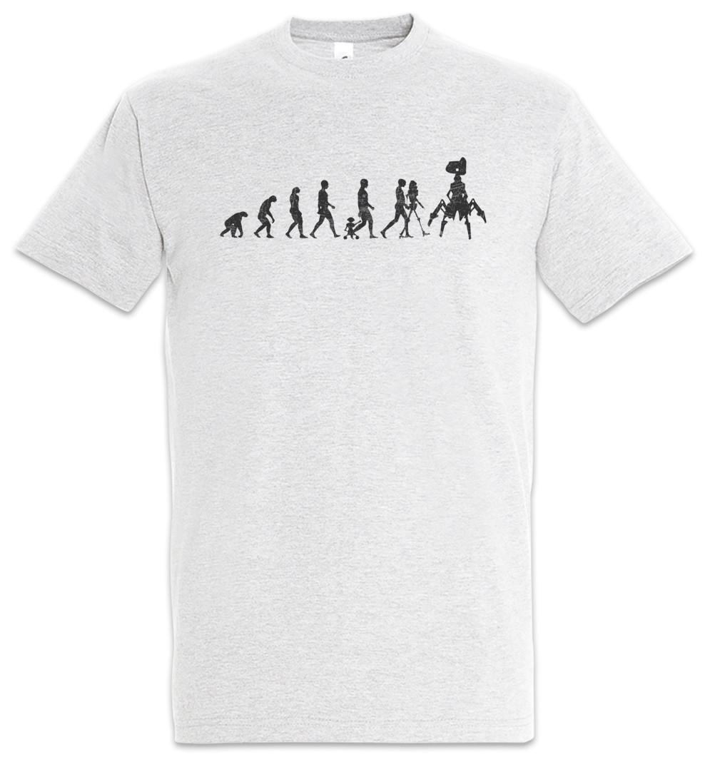 Android Evolution T-Shirt Mens Womens Tees Top Human Fun Geek Nerd Robot Sci Fi Scientist Science S