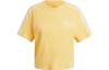 Essential Drop Shoulder Sleeve T Shirt Women's Light Yellow IS1575