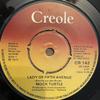 7inch Record MOCK TURTLE (2) - Lady Of Fifth Avenue CR142 Creole Records 1977 UK Rock Used