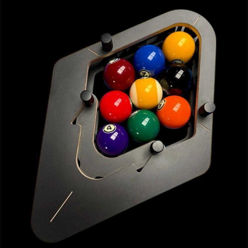 Wooden Billiard Triangle Stand Billiards Stand System  Pool Ball Positioning Training Accessories