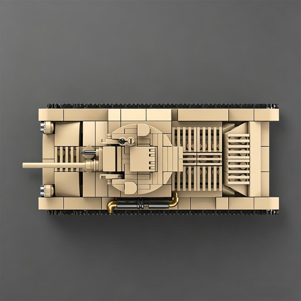 Britischer Valentine Infanteriepanzer Zweiter Weltkrieg MK III Kettenfahrzeug Panzerbausteine Set VALENTINE.I Maßstabsmodell Jungen Mädchen Spielzeug