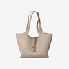 Genuine Leather Shoulder Bag Wind Chimes Tote Large Capacity Commuter Tote Cowhide Women's Bag