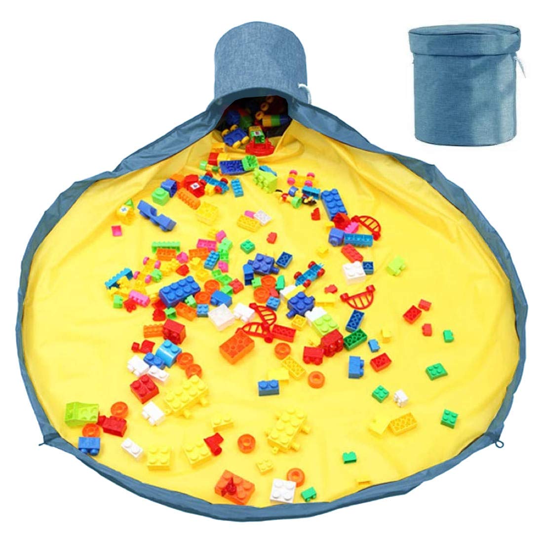 

Блок для хранения игрушек, хранение игрушечных блоков, ежедневно удобно для того, чтобы легко убирать, дополнительный, на день рождения, уборка, практичный коврик, сумка, наведение порядка, коврик,