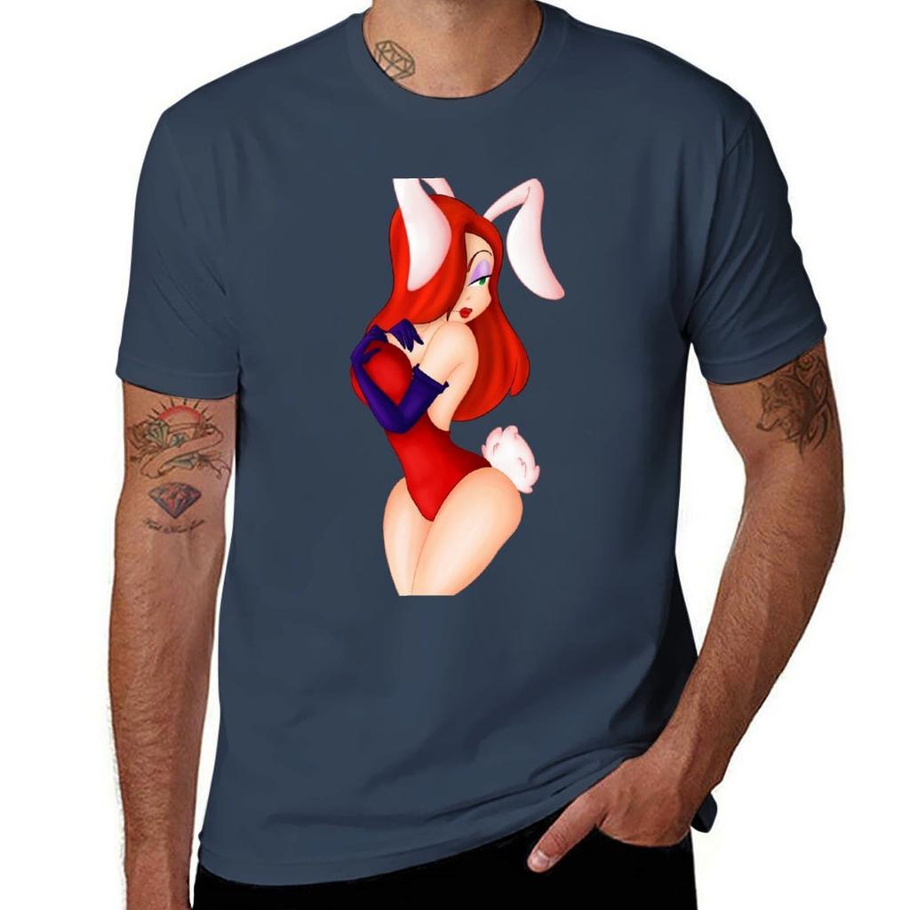 Jessica Rabbit TShirt Basic Daily Outfit Short Sleeve Tee