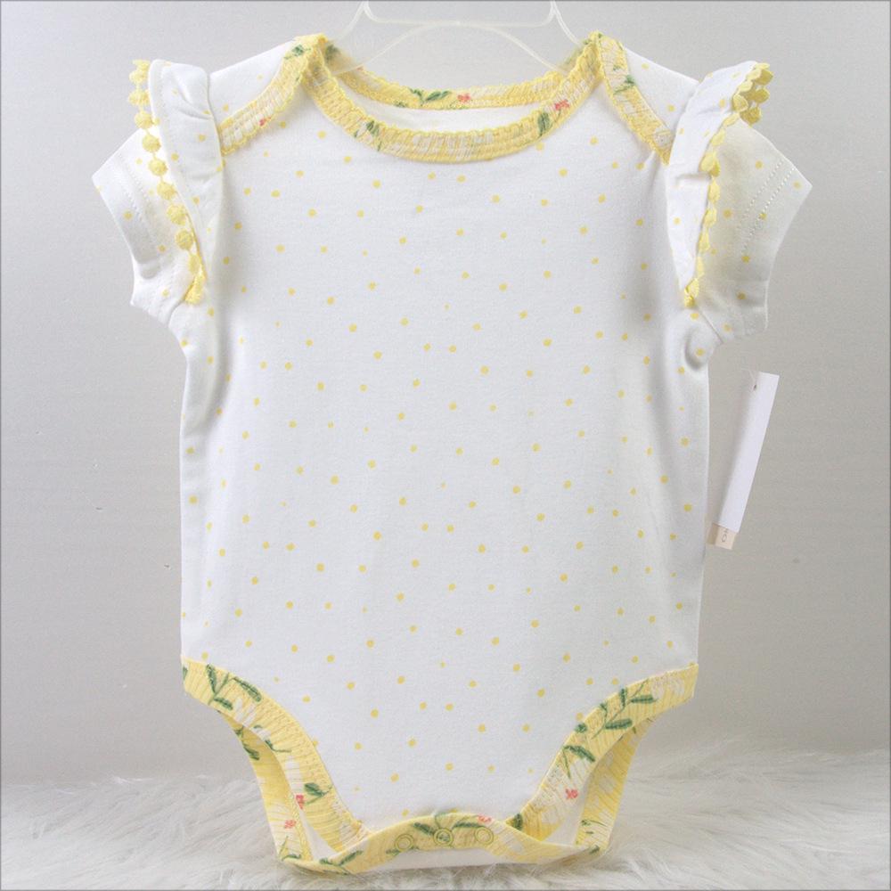 4-Piece Baby Girl Set: Headband, Bodysuit, Socks, Pants (0-3M)