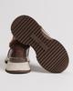 Sneakers with Fur Allsy 77127 36 Brown Suede Leather Fur Wool