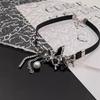 American Retro Hottie Black Butterfly Tassel Choker Women Premium Collarbone Neckband Necklace Jewelry Gift