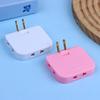 EU-Stecker 180 Grad drehbarer Steckdosenadapter Reise-Netzteilstecker Universeller Mehrfachsteckdosenadapter mit USB-Typ-C-Anschluss