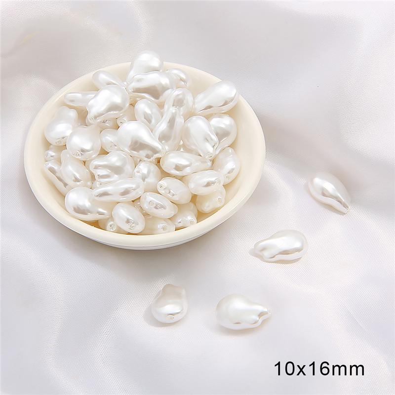Irregular ABS Imitation Pearls Beads Acrylic Loose Beads for Jewelry Making DIY Necklace Earrings Hairclip Bracelet Necklace