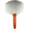 Stainless Steel Gray Curved Fan-Shaped Spatula and Putty Scraper with Thickened Handle - Free Shipping