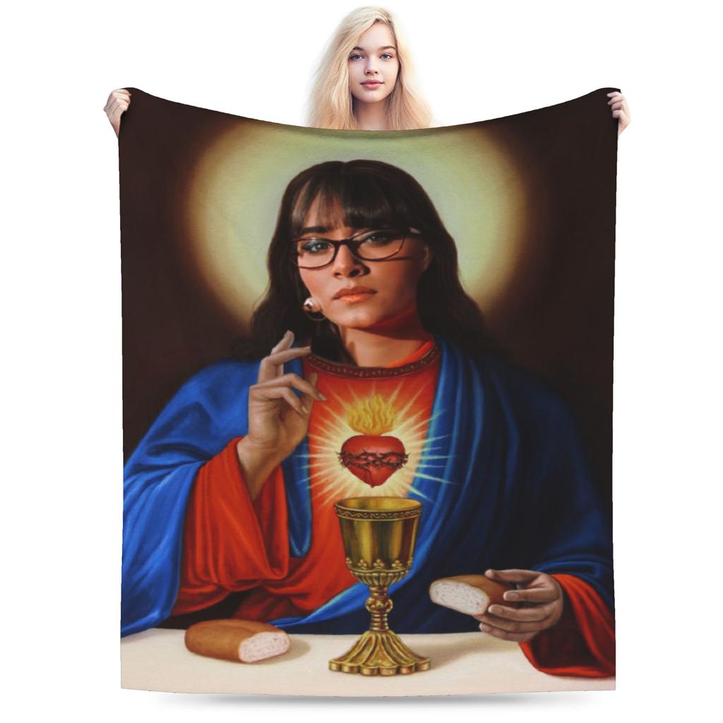 Aitanas Ocanas singer Blanket Velvet Multifunction Super Soft Throw Blanket for Sofa Rug Piece