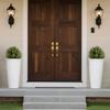 VEVOR Artificial Topiary Cypress Trees with Ground Spike, 2 Set 406mm Faux Shrubs & Bushes Potted Plants