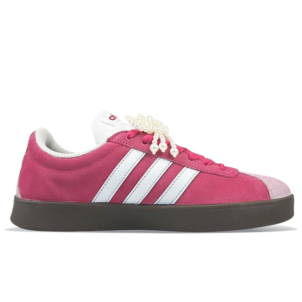 Adidas Neo VL Court 2.0 Slip Resistant Abrasion Resistant Low top Skateboard Shoes Unisex White HQ1802(Team373-)