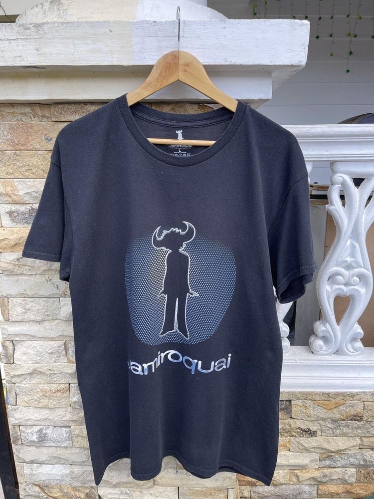 Jamiroquai Band Rare Design Black Short Sleeve Unisex Tshirt Reprint KH8794 Unisex T-Shirt L
