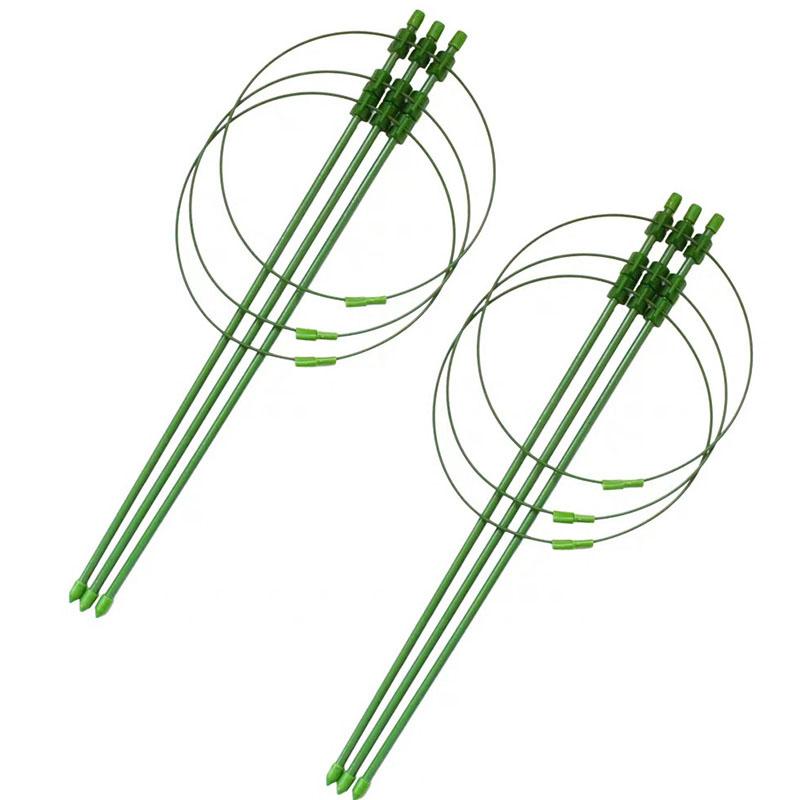 Uchwyt do roślin ogrodowych Stojak na pnącza Podpora do roślin w doniczkach Stal powlekana tworzywem Sztucznym Kratka dekoracyjna na warzywa