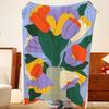 Artist A-Agathe S-Singer Throw Flannel Throw Blanket, Lightweight Cozy, Durable Washable Cute Cool