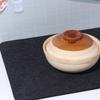2 Stück Rutschfeste Heißluftfritteuse Hitzebeständige Unterlage Hitzedämmung Rechteck Kaffeemaschinenmatte Filz Silikonoberfläche