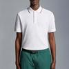 Moncler Polo Shirts Men's White Moderate I20918A0000584556002