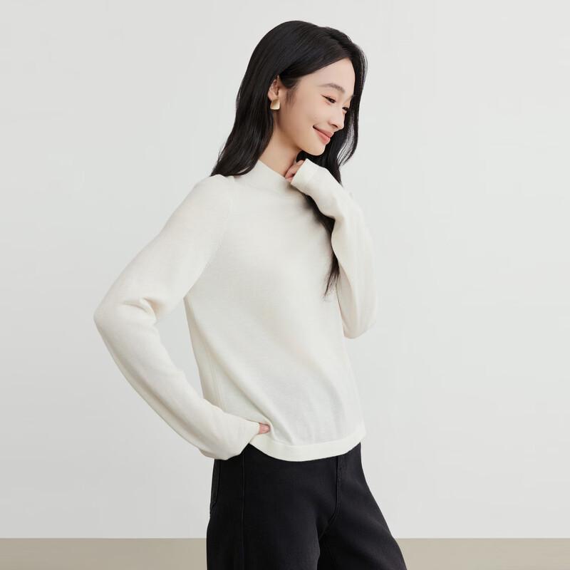 Elva' Island Women's Premium Round Neck Long Sleeve Knit Sweater