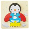 Wooden Simulation Cartoon Vehicle Animal Puzzle Early Childhood Education Building Block Children Baby Cognitive Three-Dimensional Puzzle