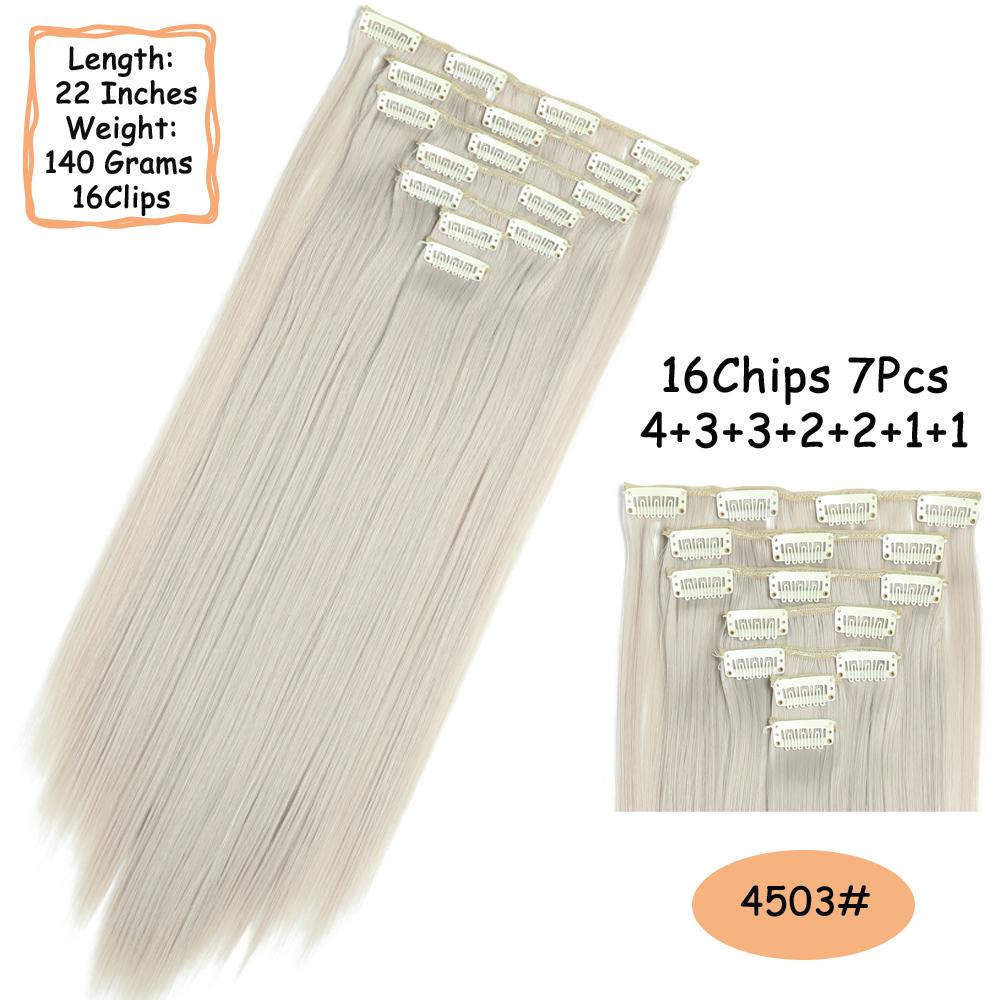 MISS WIG 16 клипс для длинных прямых волос — фото 24