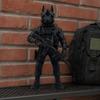 Anubis Tactical Dog Statue, 3D Printed Egyptian Warrior Decor, Mythical Military Figurine for Desk, Collectible Gift for Men