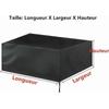200x100x75cm Tuintafelhoes Buitenmeubilair Waterdicht Winddicht UV-bestendig Oxford Stof Meubelhoes (200x100x75cm) STOL