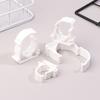 20 st Plast Ppr Klämhållare För Vattenrör Rörkopplingar Med Lock Diameter 16Mm 20Mm 25Mm 32Mm