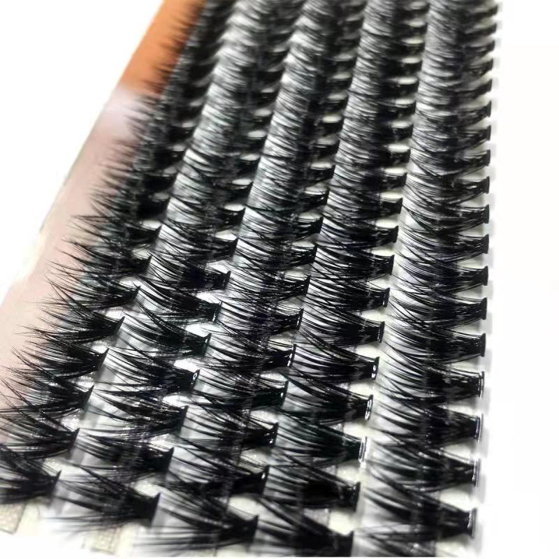 10-40D Mink øyevipper 1 boks/100 pakker Naturlig vippeforlengelse 3D Russland Individuell øyevippeklynge Makeup Tools Vipper Cilia