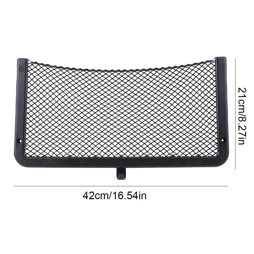 Car Mesh Net Bag Elastic Net Cargo Mesh Net Caravan Bus Vehicle Seat Back Organizer Bus Seat Back Mount Organizer For Camper SUV