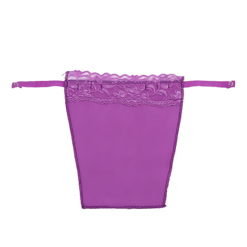 Seamless Lace Trim Anti-Exposure Bandeau: Lightweight One-Piece for Spring & Summer