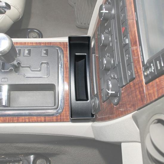 Black Center Gear Shift Cup Holder Storage Box For Jeep Grand Cherokee 2006-2010