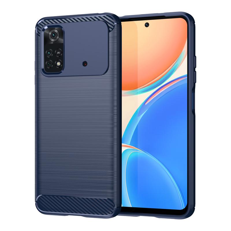 

Для чехла Xiaomi Poco M4 Pro 4G чехол для Poco M4 Pro 4G силиконовый чехол из углеродного волокна для Xiaomi Poco X4 X3 M3 M4 Pro 4G чехол For Poco M4 5G синий