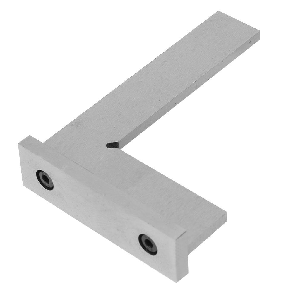 High Accuracy Carbon Steel Flat 90 Degree Right Angle Ruler with Seats Engineer Tool #3