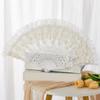 Decorative Butterfly Lace Fan Multifunctional Design Cosplay Accessory For Weddings Photography Shows