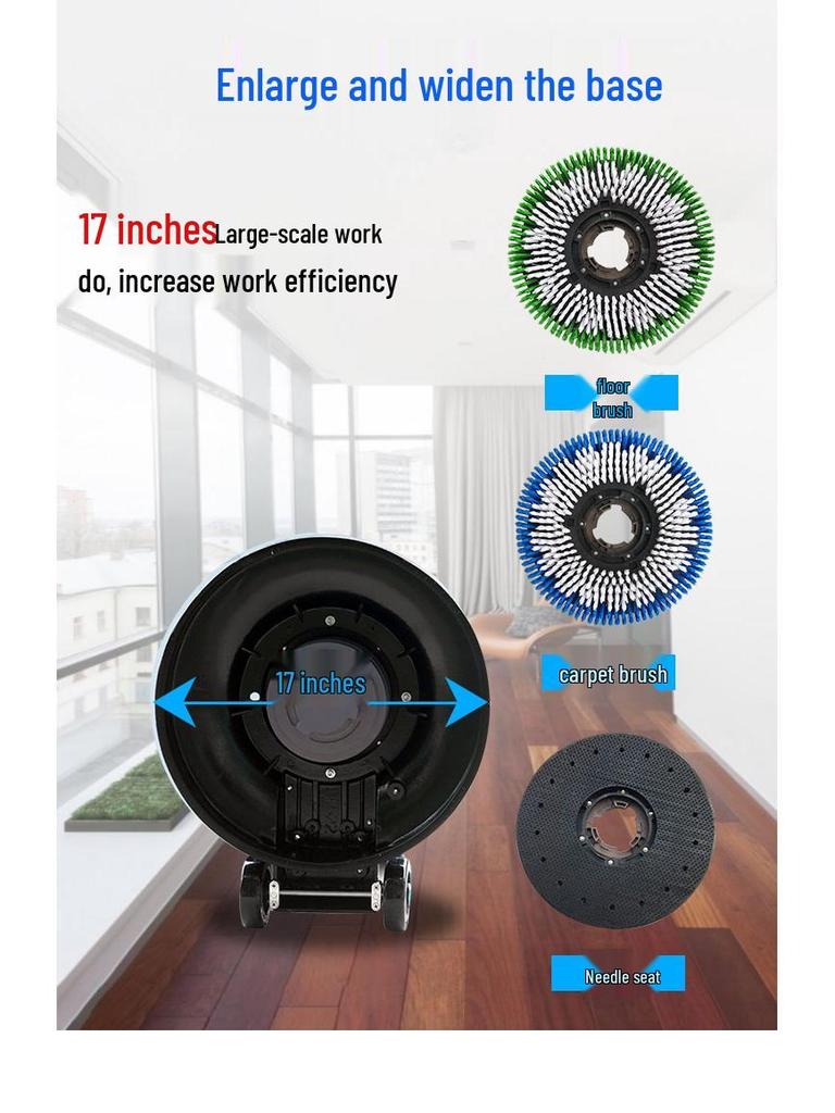 Jieba BF522 Multifunctional Floor Scrubber: Wash, Wax & Polish for Hotels and Carpet Cleaning