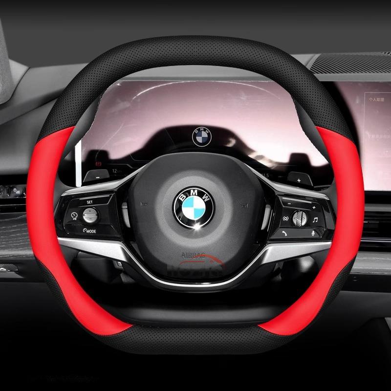 Kfwhl7 Leather Car Steering Wheel Cover for BMW X1 X3 X5 X6 X7 U11 F30 F34 F10 F20 G20 G30 G01 G02 G05 F15 F16 1 2 3 5 7 8 Series G11