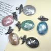 Collana con Ciondolo a Conchiglia Geometrica con Fascino Lucidato Per Artigiani di Gioielli Vintage