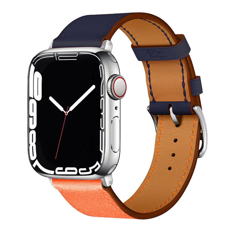 Leather Watch Straps for Watch band 46mm 44mm 49mm 45mm 42mm 40mm 38/41mm bracelet iWatch series 10-Ultra 9-8-7-6-5-4-3-SE