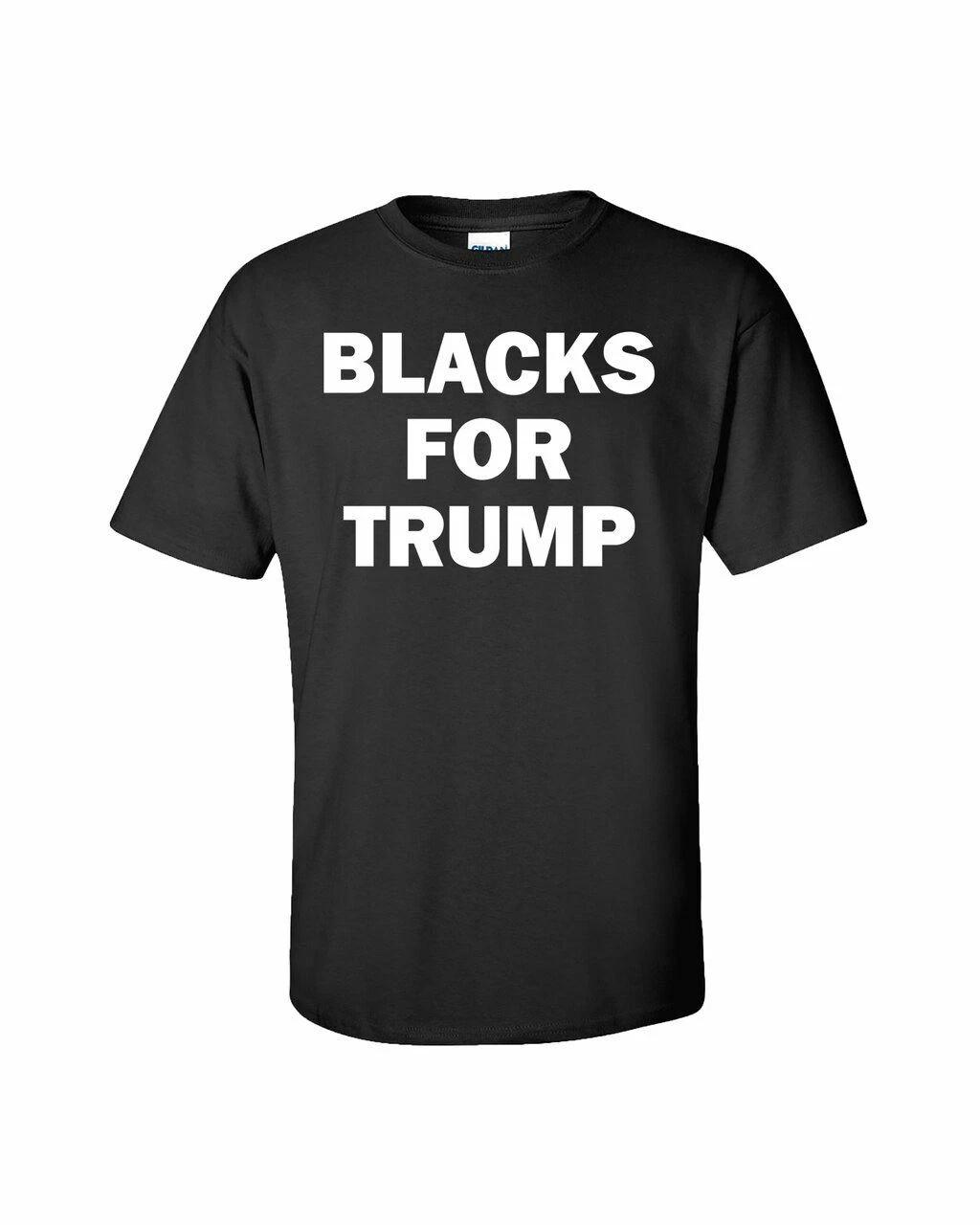 Politique Trump 2020 Noirs pour Trump Adulte T-Shirt Manche Courte 4XL