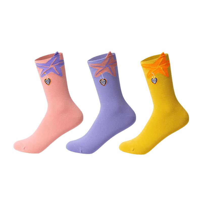 Schiesser 5A Anti-bacterial Women s Breathable Elastic Crew Socks 3-Pack One Size (22-24)